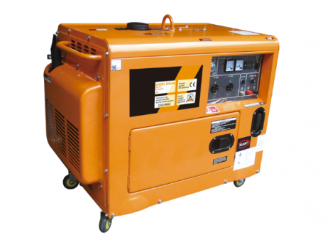Single phase diesel generator set silent type