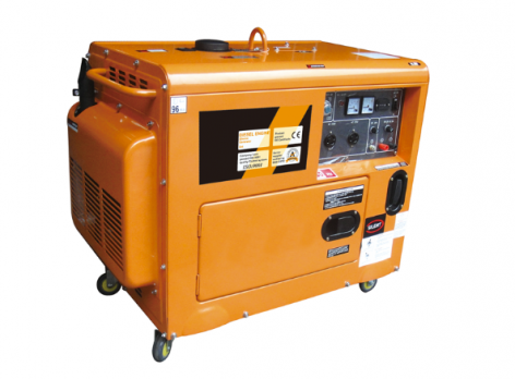 Three phase silent diesel generator